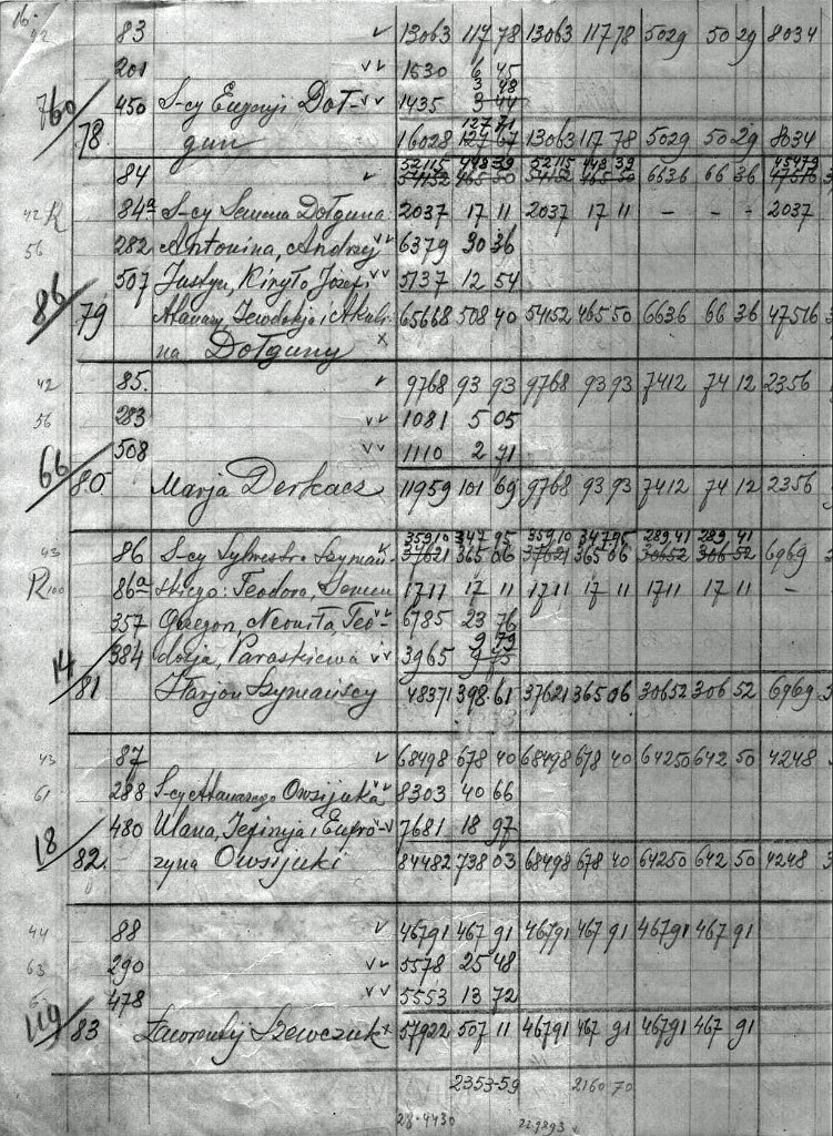 KKE 5966-17.jpg - Dok. Scalenie gruntów (częsciowa scany czarno-białe), Krupy, gmina Poddębice, powiat Łuck, 1934 r.